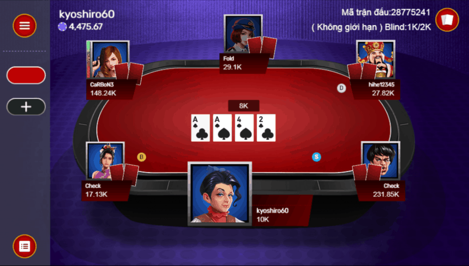 Chơi Poker đổi thưởng tại VN88 cực hấp dẫn